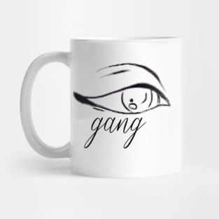 gang green eyes Mug